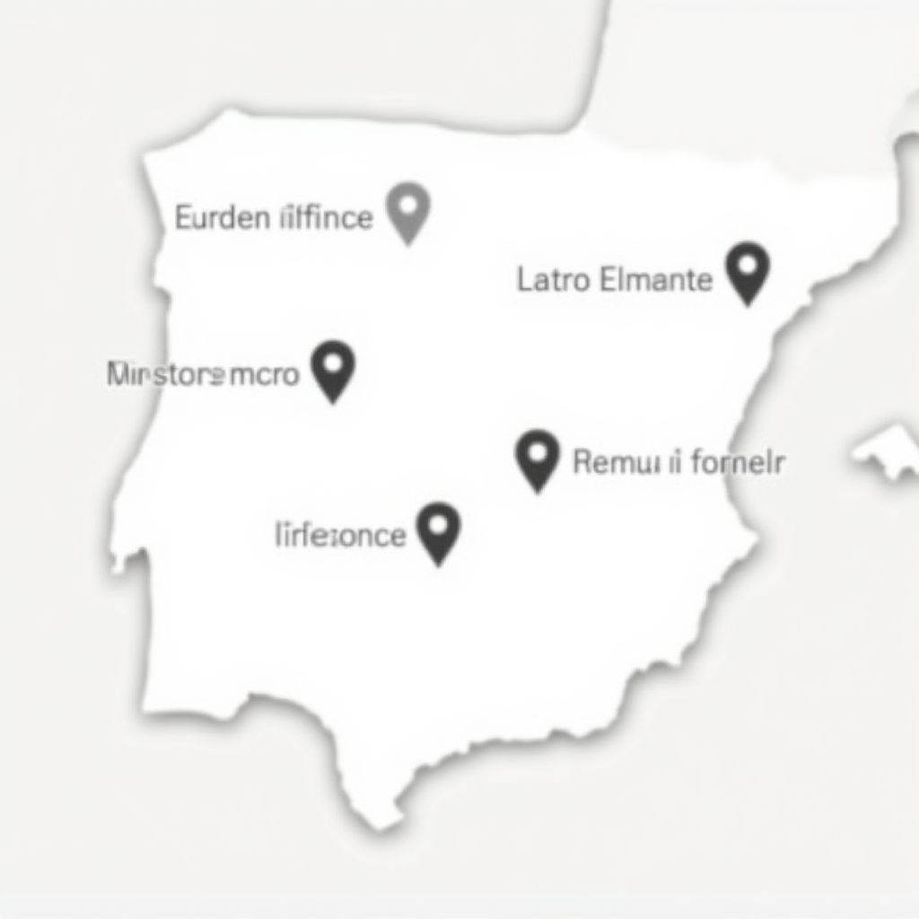 Mapa de ubicación de nuestras oficinas